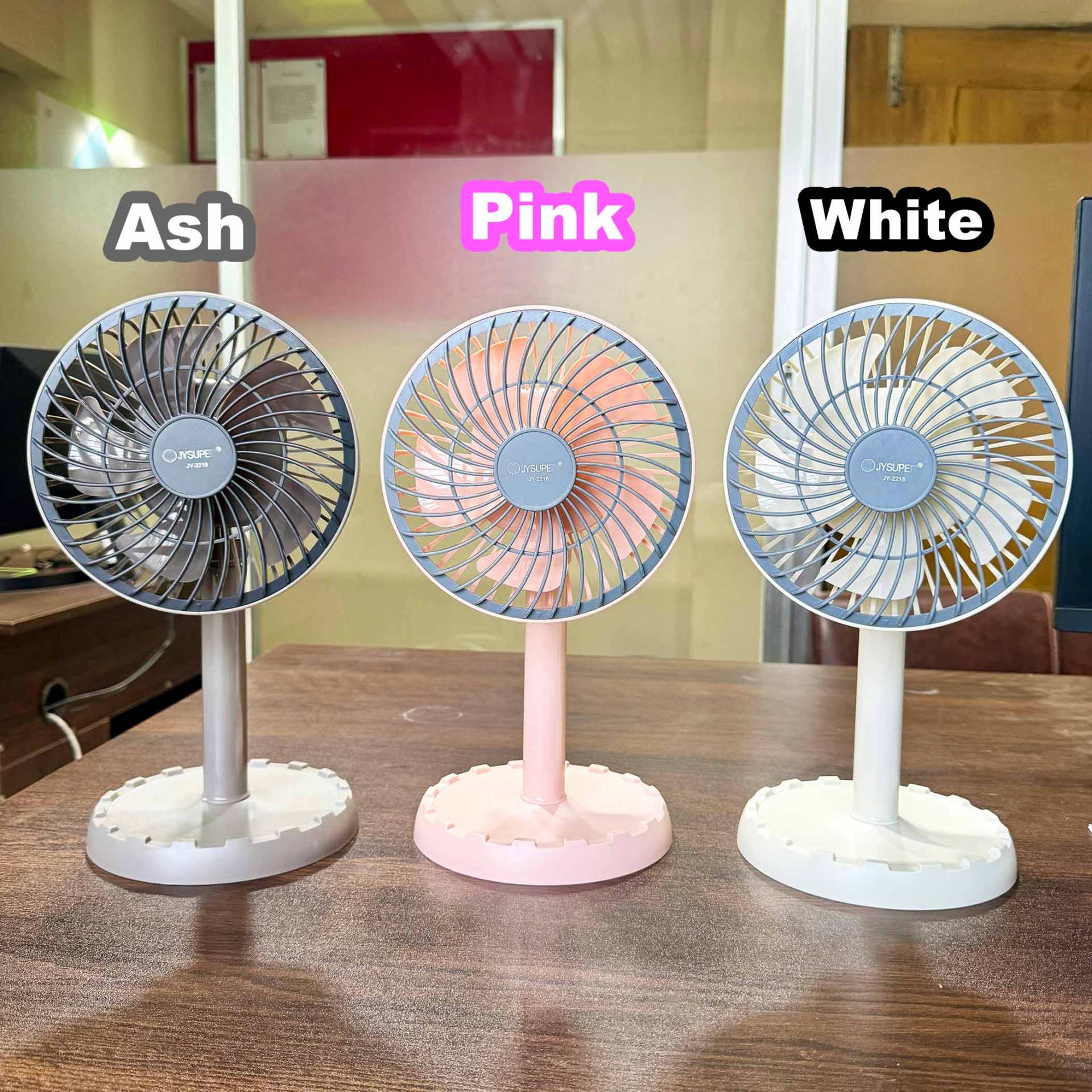 Best Rechargeable Mini Desk Fan – 8 Hours Backup JY-2218